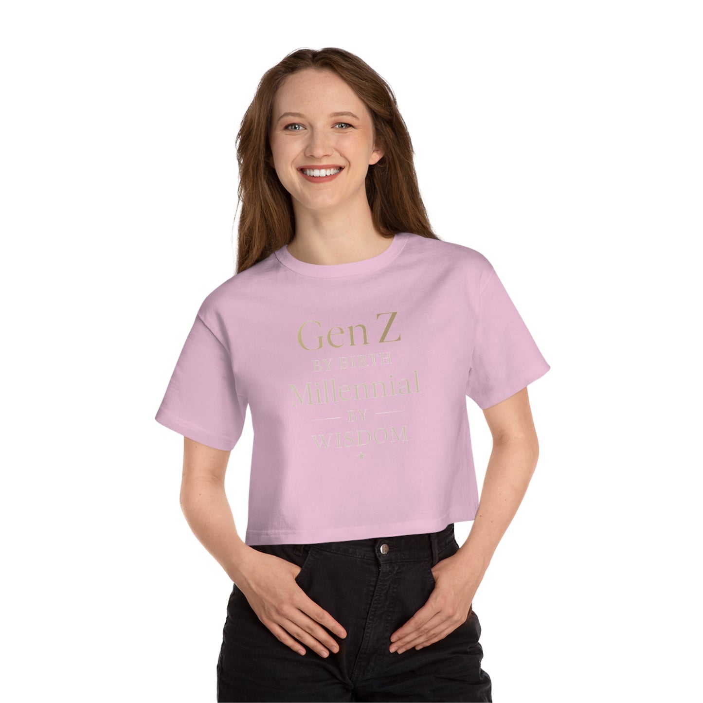 Gen Z & Millennial Heritage Cropped T-Shirt