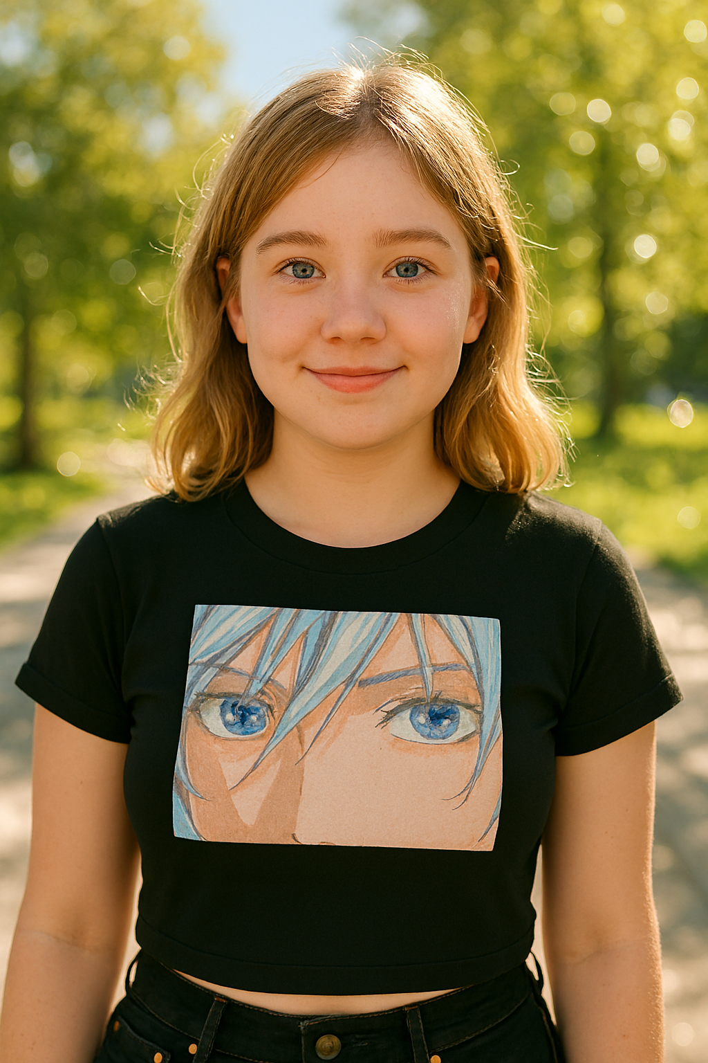 Baby Tee, cute anime boy