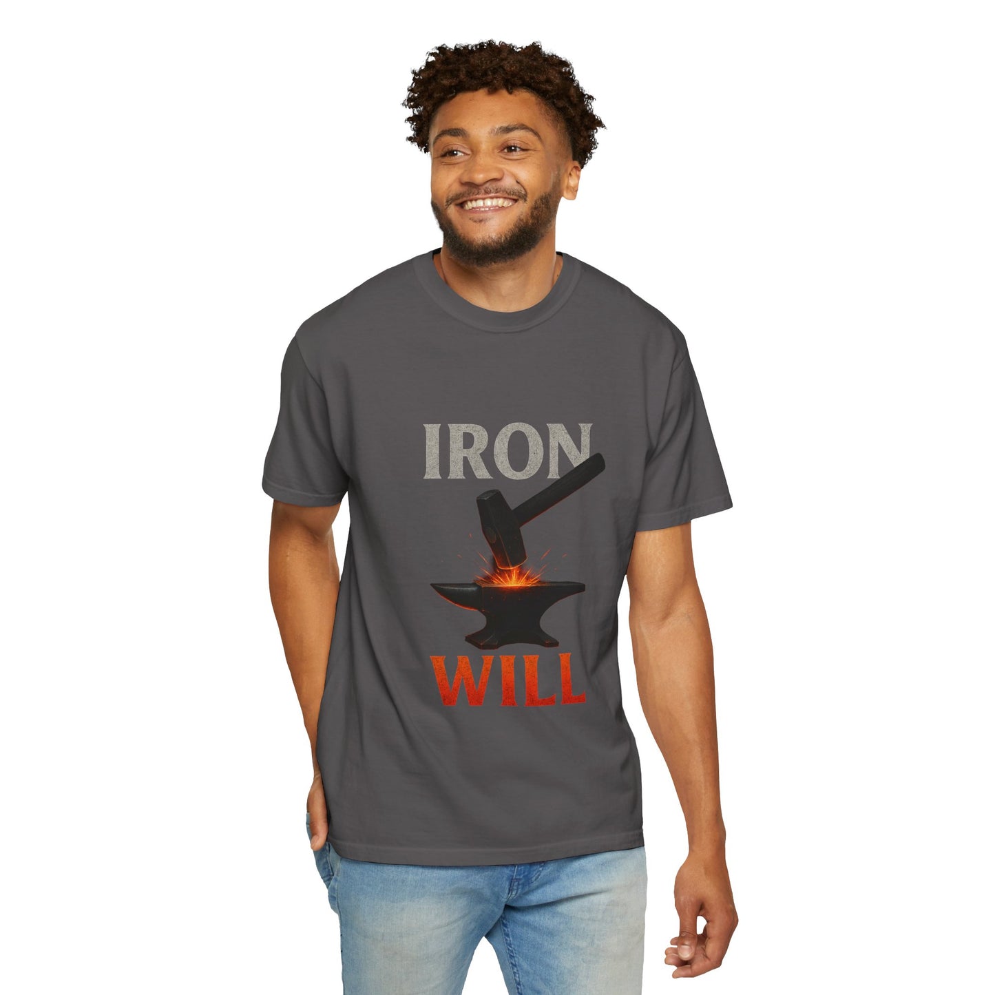 Iron Will Unisex Garment-Dyed T-shirt | Motivational Tee