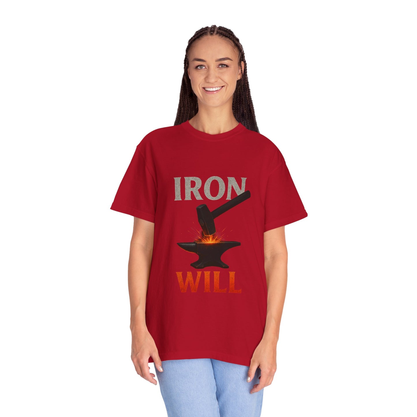 Iron Will Unisex Garment-Dyed T-shirt | Motivational Tee
