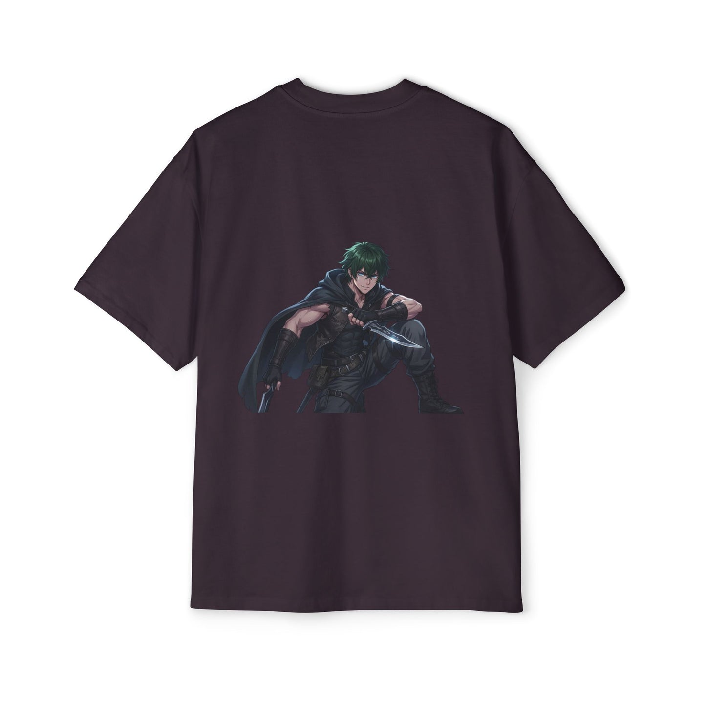 Graphic Tee — 'ALWAYS' Text Front & Dark Warrior Back