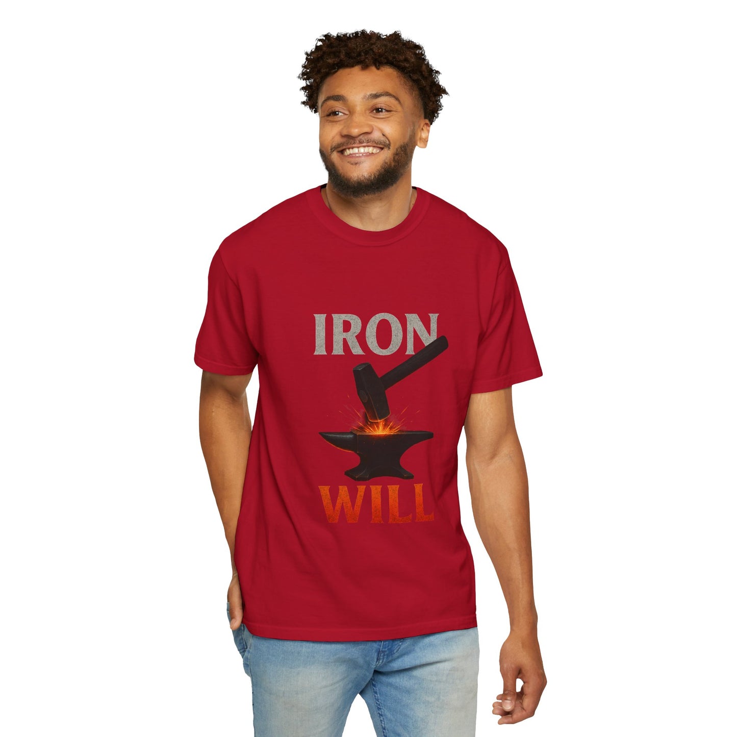 Iron Will Unisex Garment-Dyed T-shirt | Motivational Tee