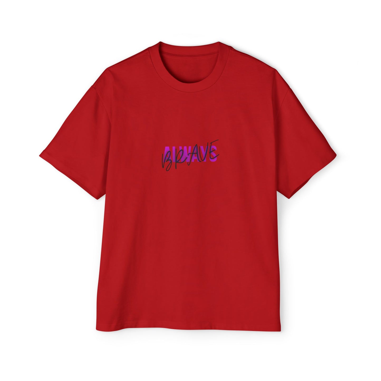 Graphic Tee — 'ALWAYS' Text Front & Dark Warrior Back