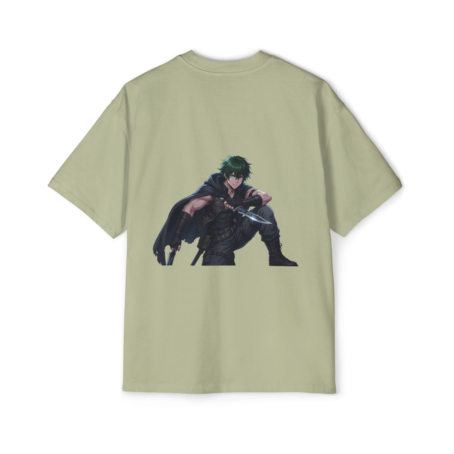 Graphic Tee — 'ALWAYS' Text Front & Dark Warrior Back