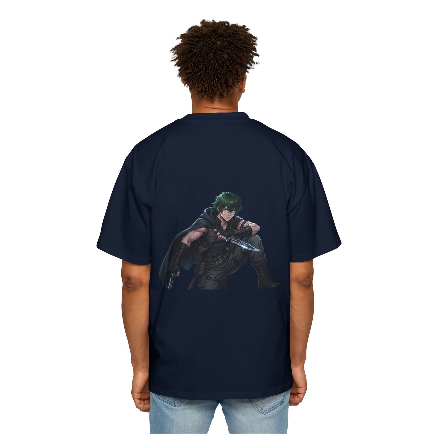 Graphic Tee — 'ALWAYS' Text Front & Dark Warrior Back