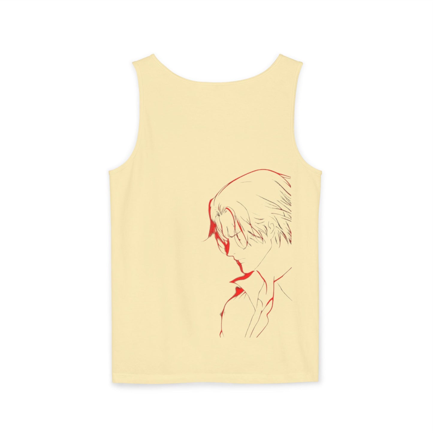 Garment-Dyed Graphic Tank Top