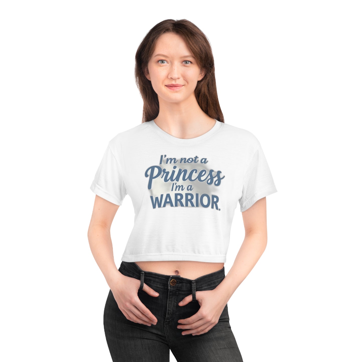 Empowering Warrior Crop Tee