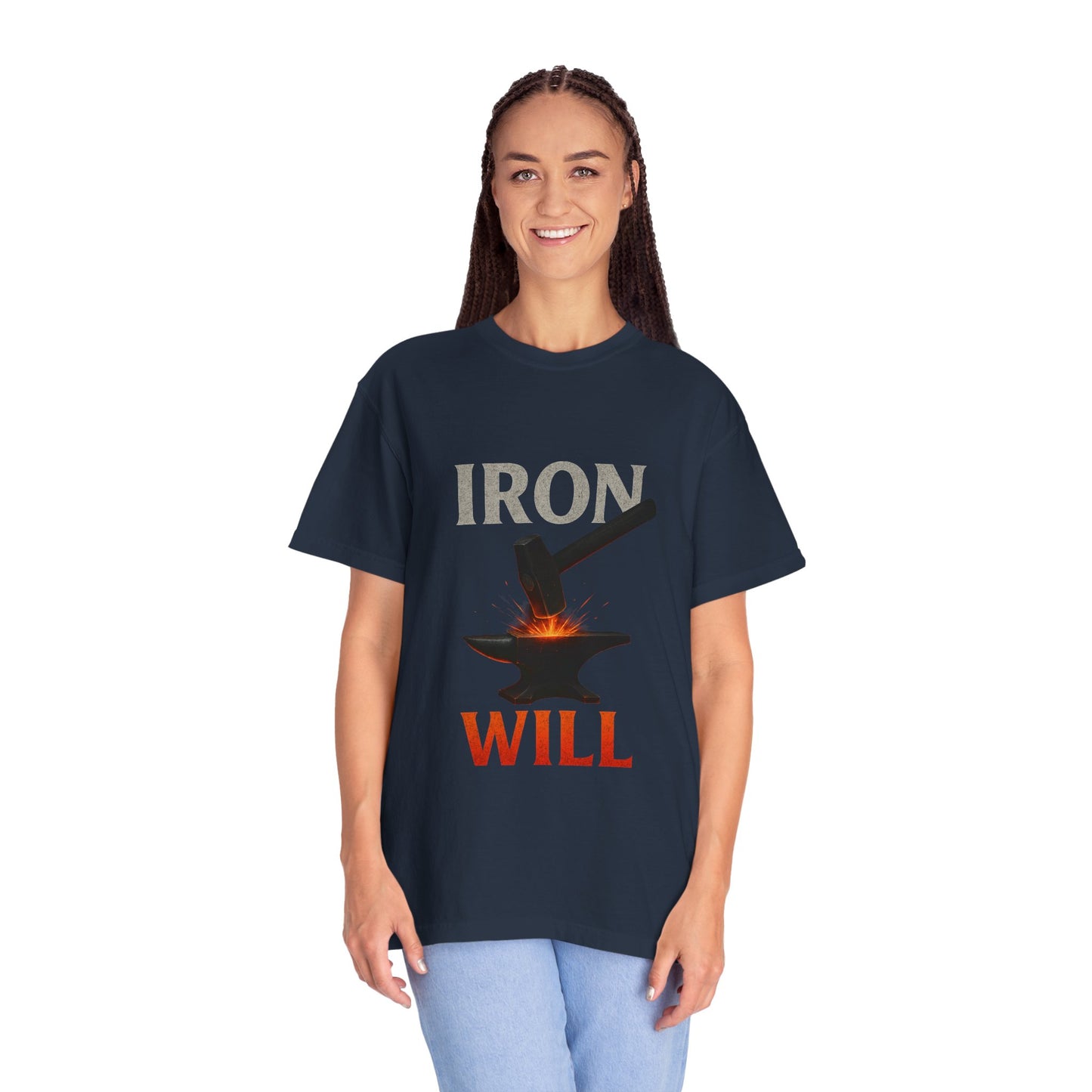 Iron Will Unisex Garment-Dyed T-shirt | Motivational Tee