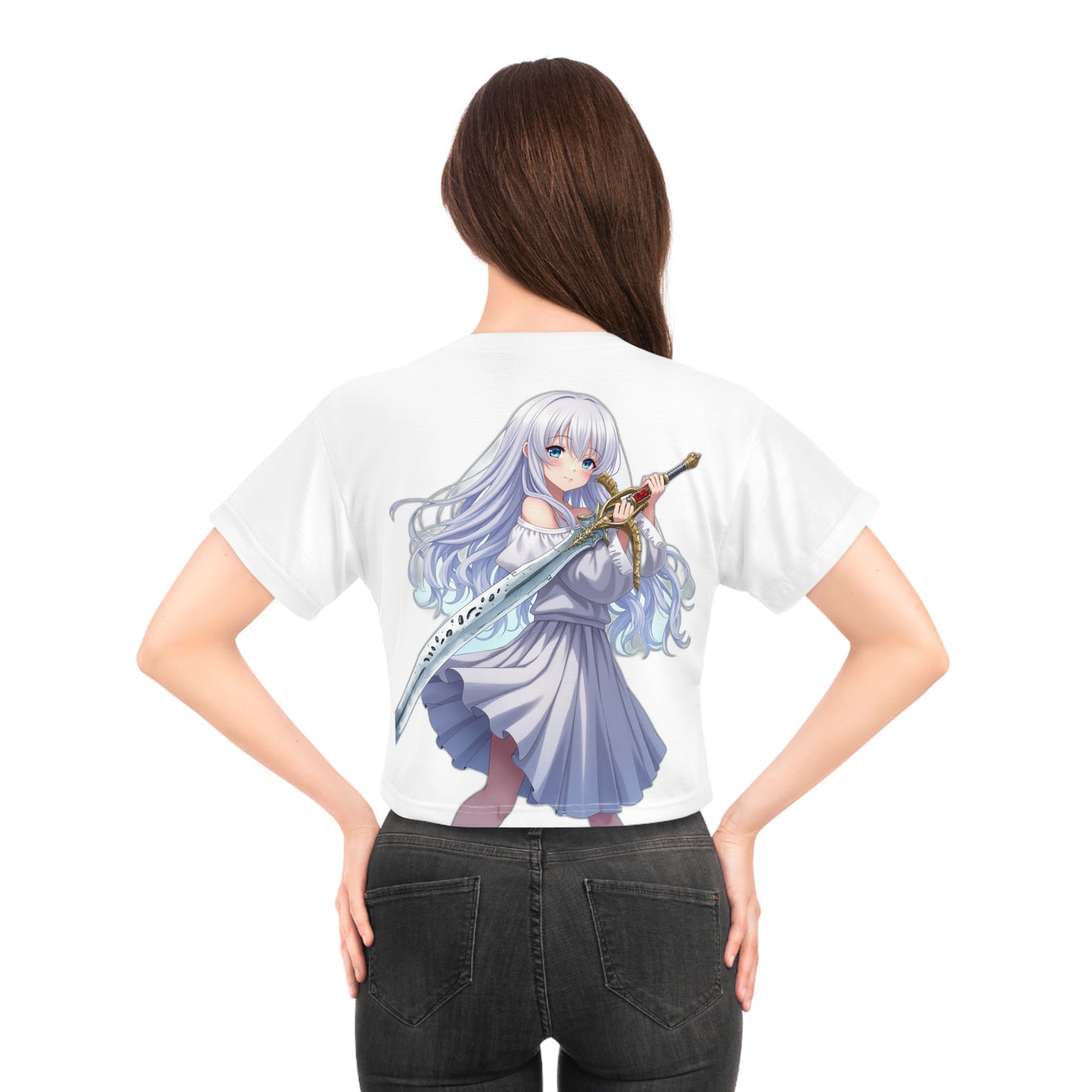 Empowering Warrior Crop Tee