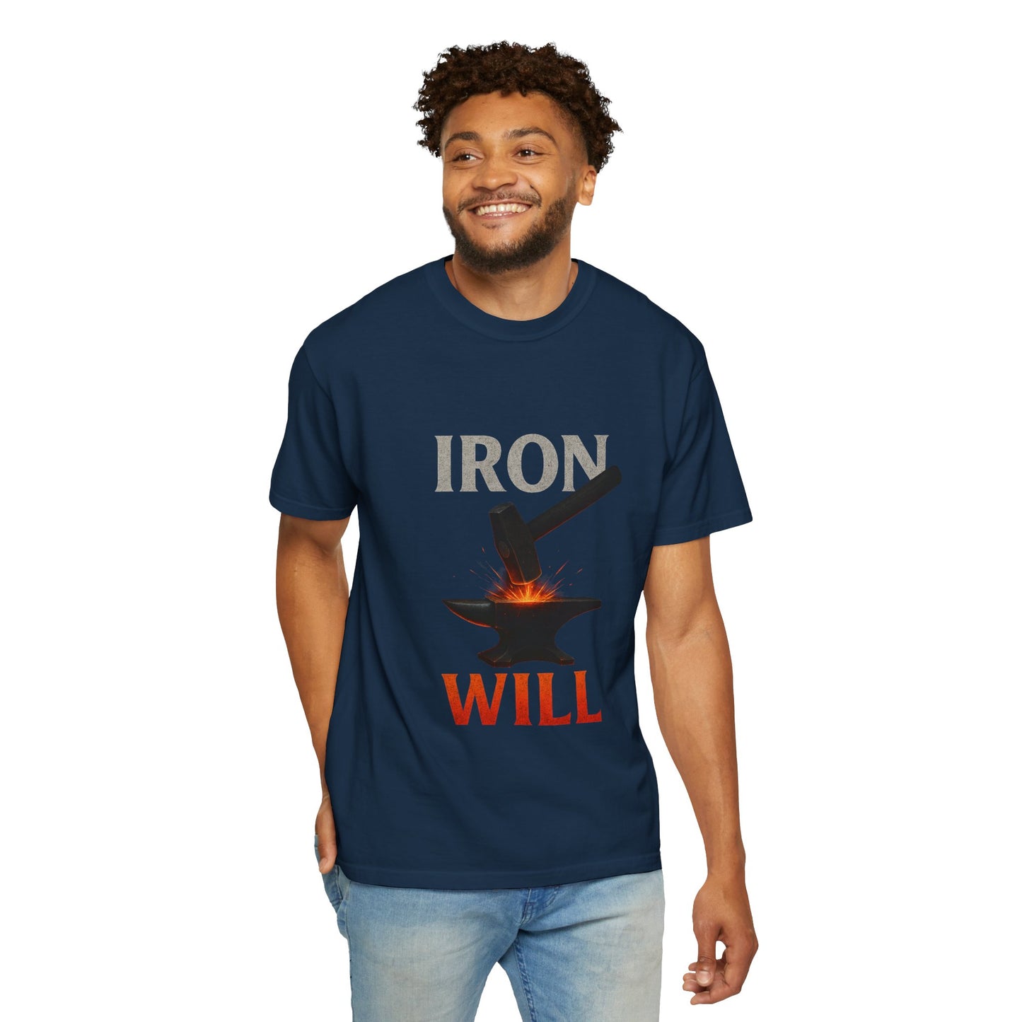 Iron Will Unisex Garment-Dyed T-shirt | Motivational Tee