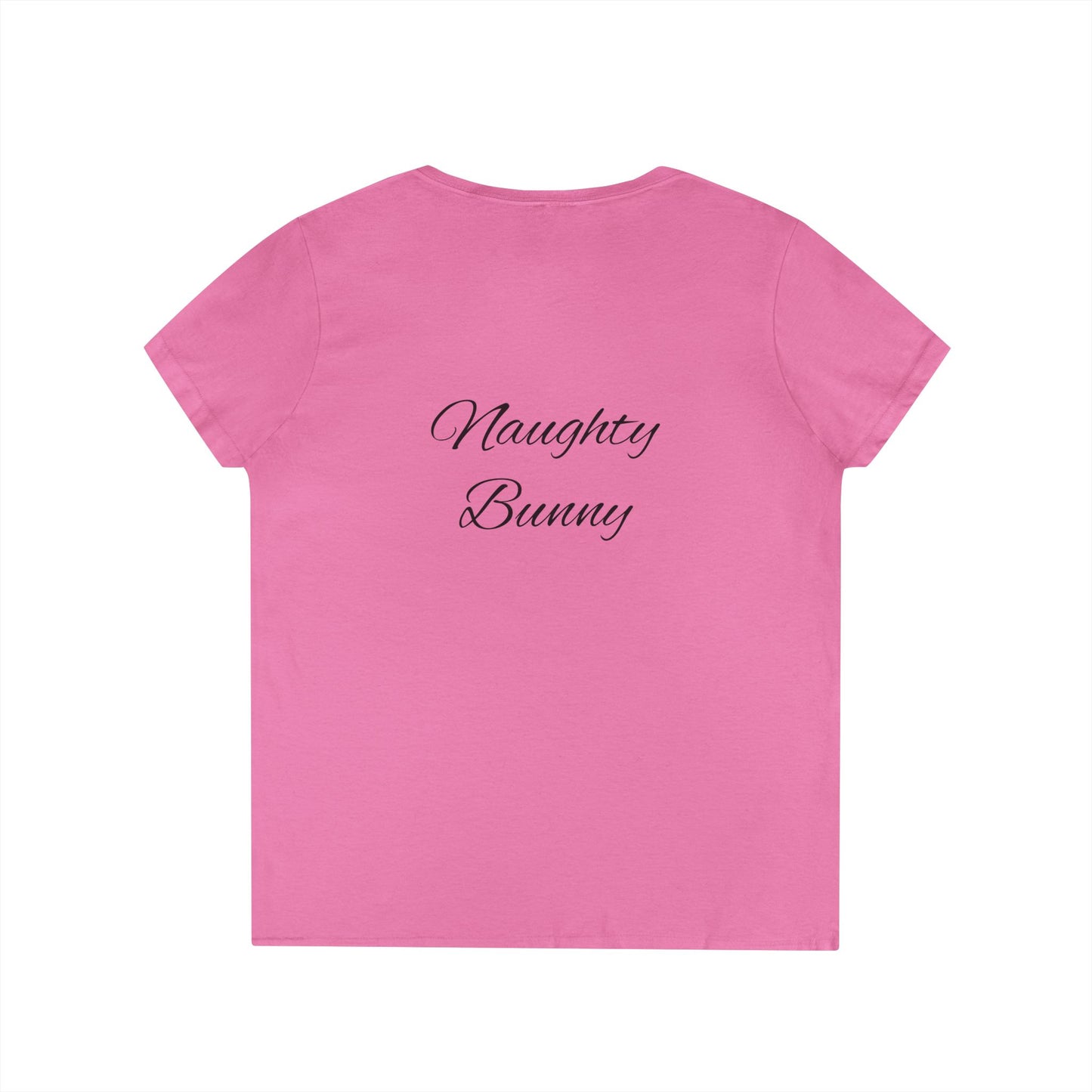 Cute Bunny V-Neck T-Shirt