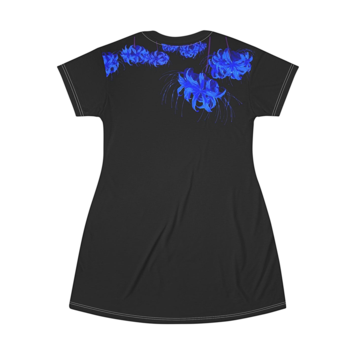 Elegant Floral T-Shirt Dress