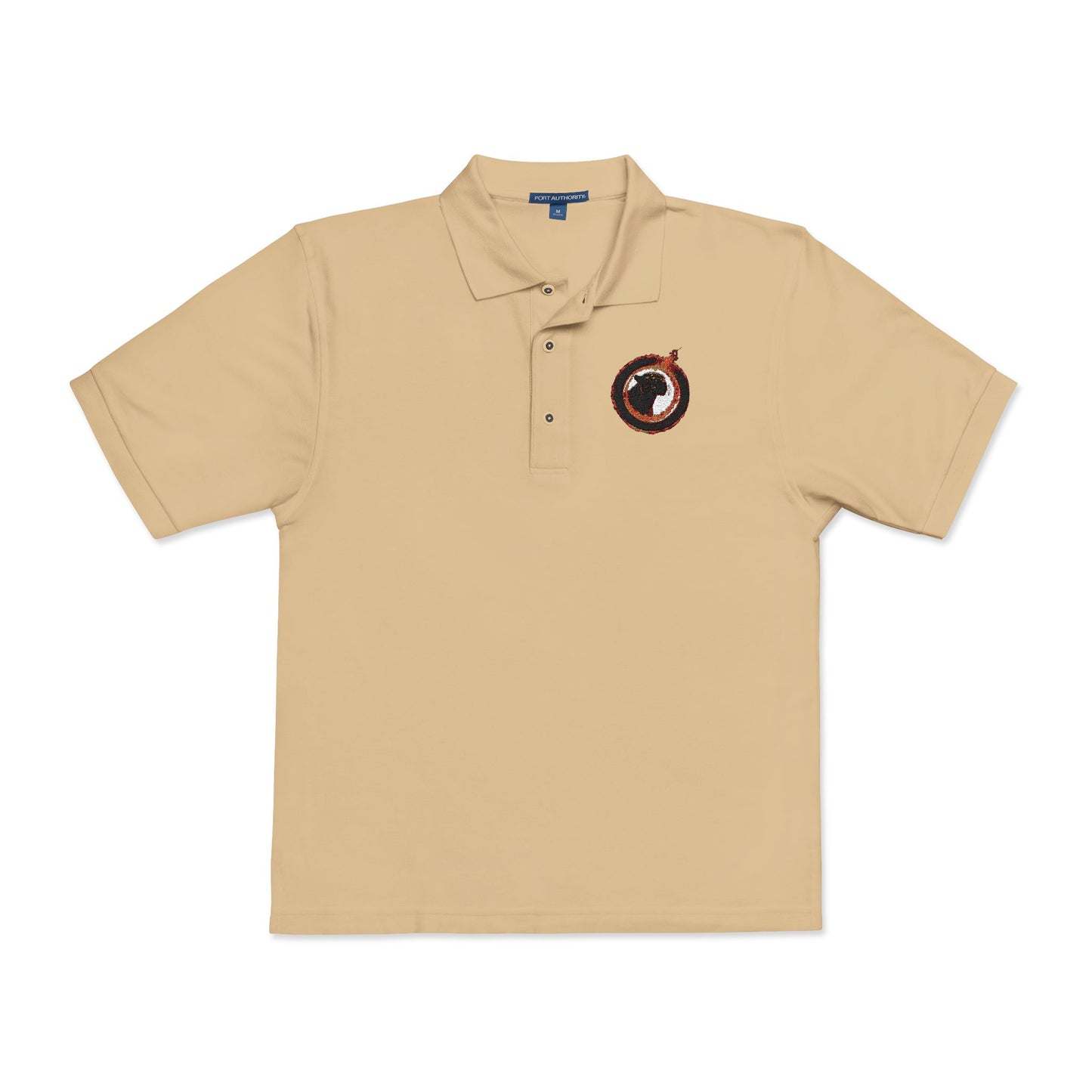 Embroidered Panther Unisex Polo Shirt