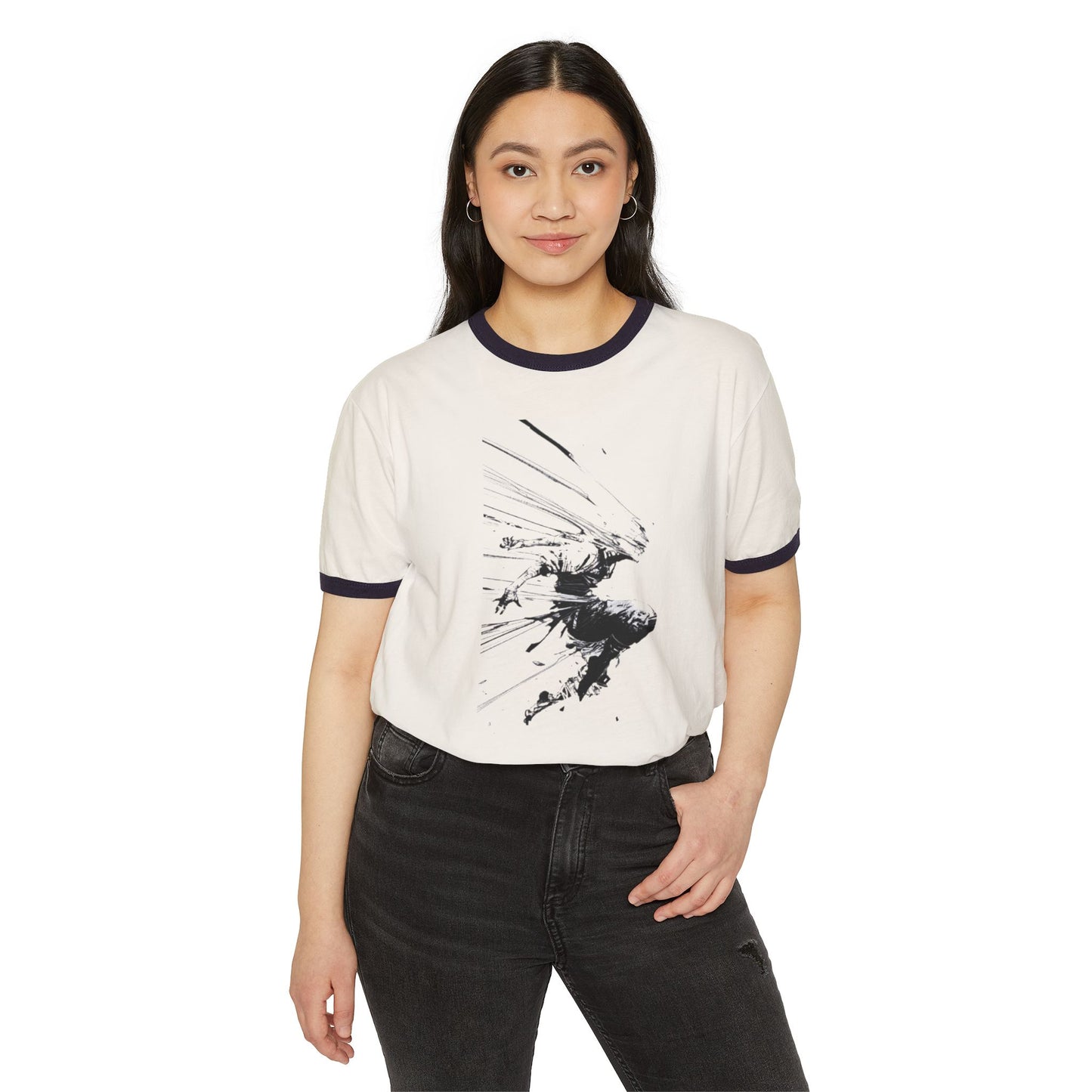 Artistic Unisex Cotton Ringer T-Shirt