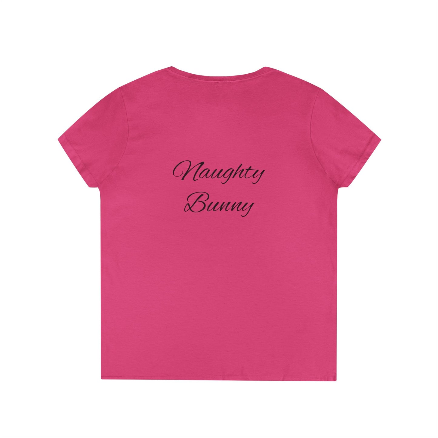 Cute Bunny V-Neck T-Shirt