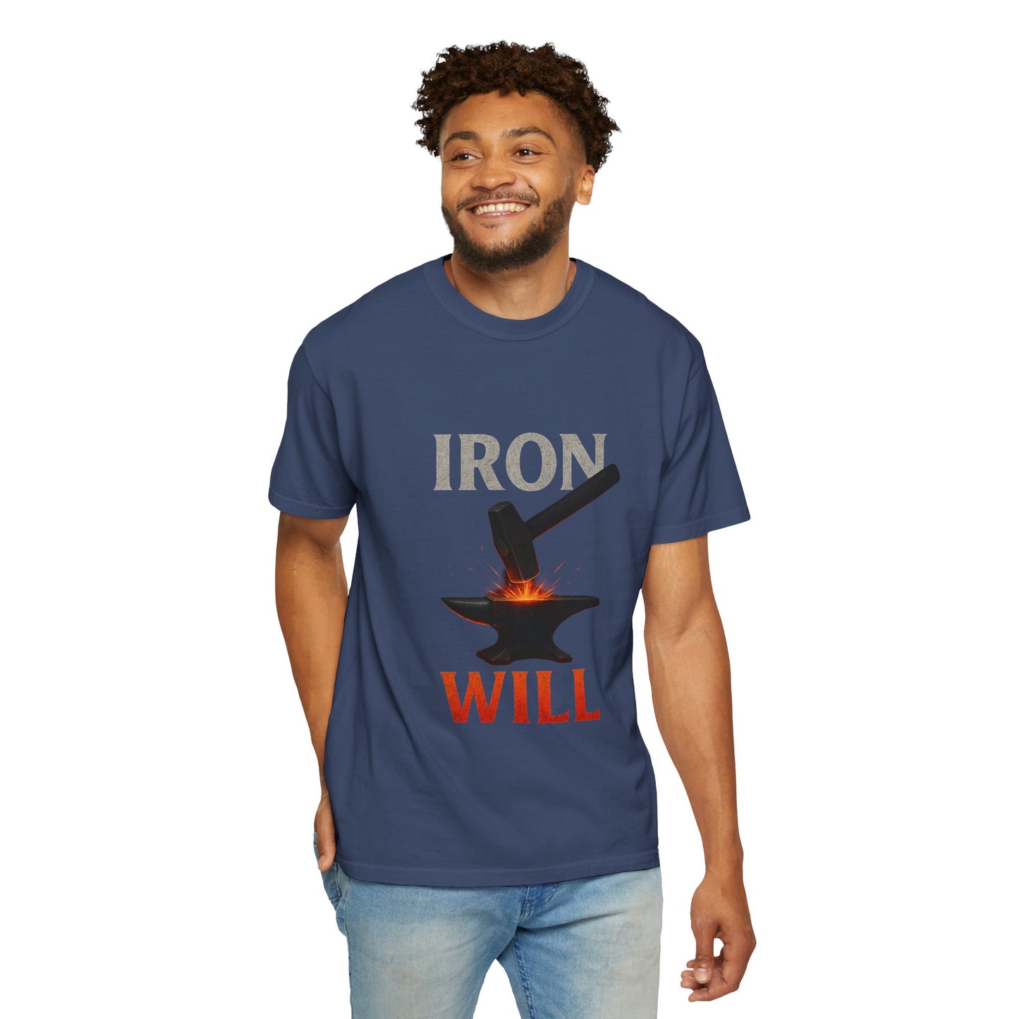 Iron Will Unisex Garment-Dyed T-shirt | Motivational Tee