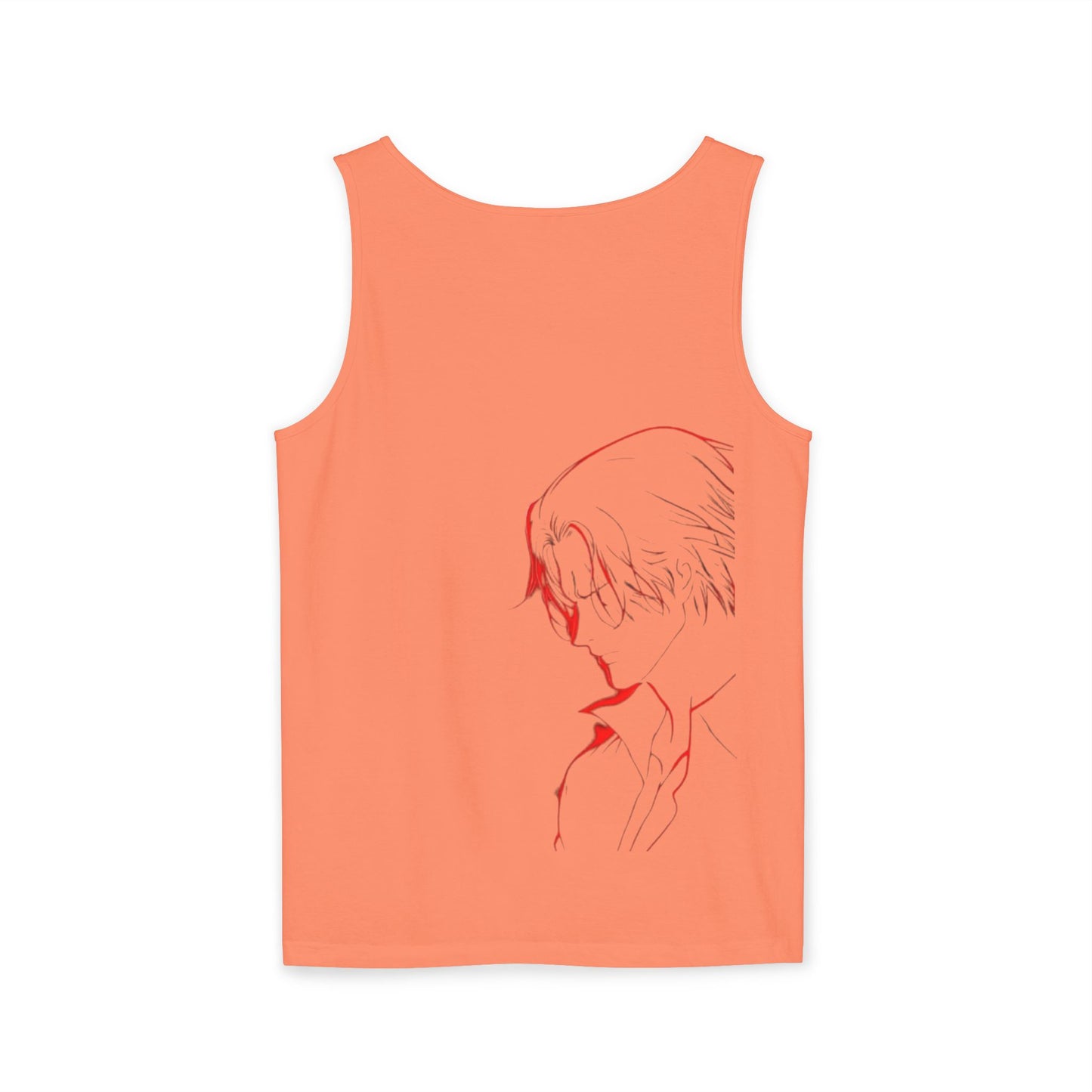 Garment-Dyed Graphic Tank Top