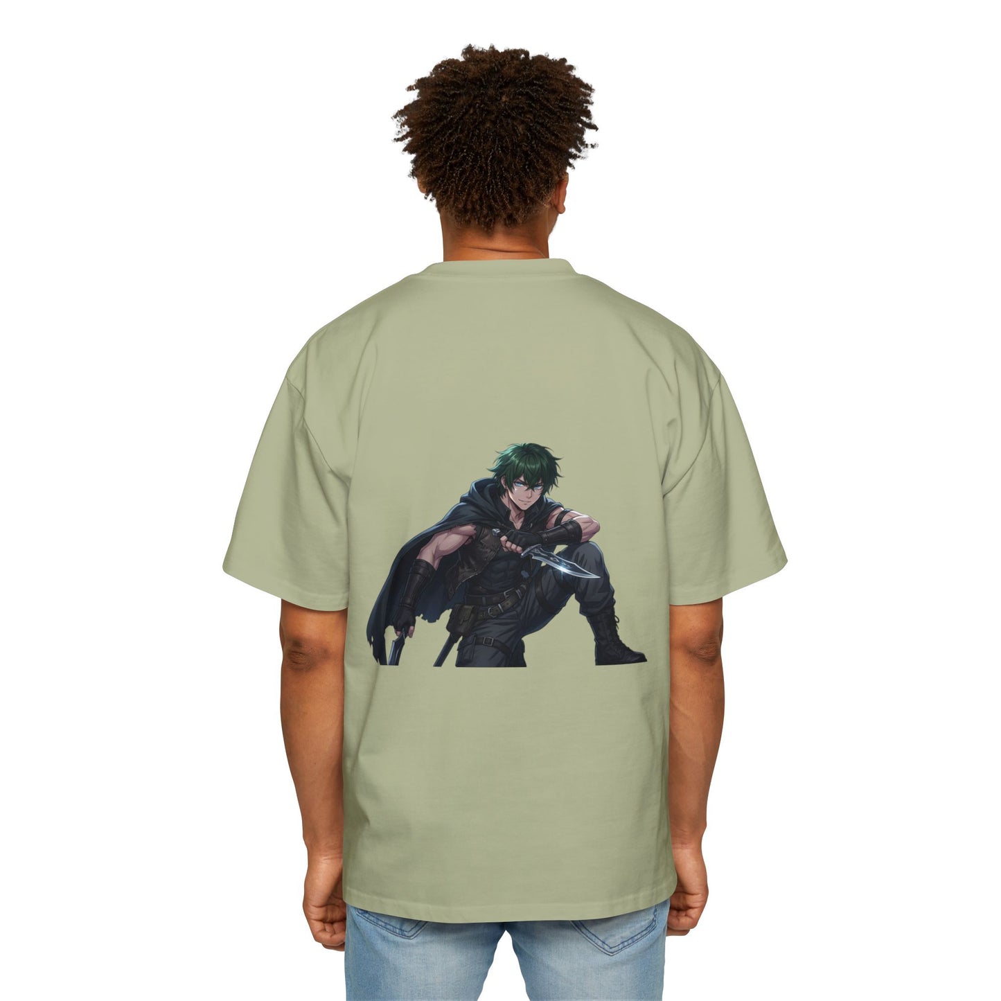 Graphic Tee — 'ALWAYS' Text Front & Dark Warrior Back