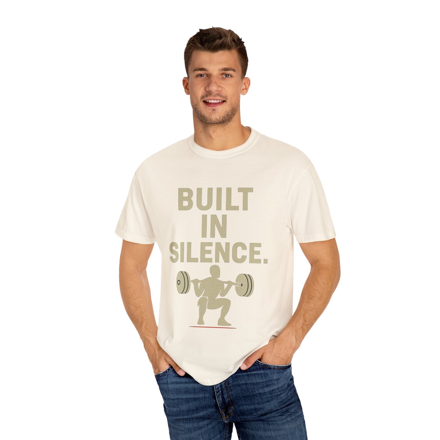 Built in Silence Unisex T-Shirt | Motivational Gym Tee