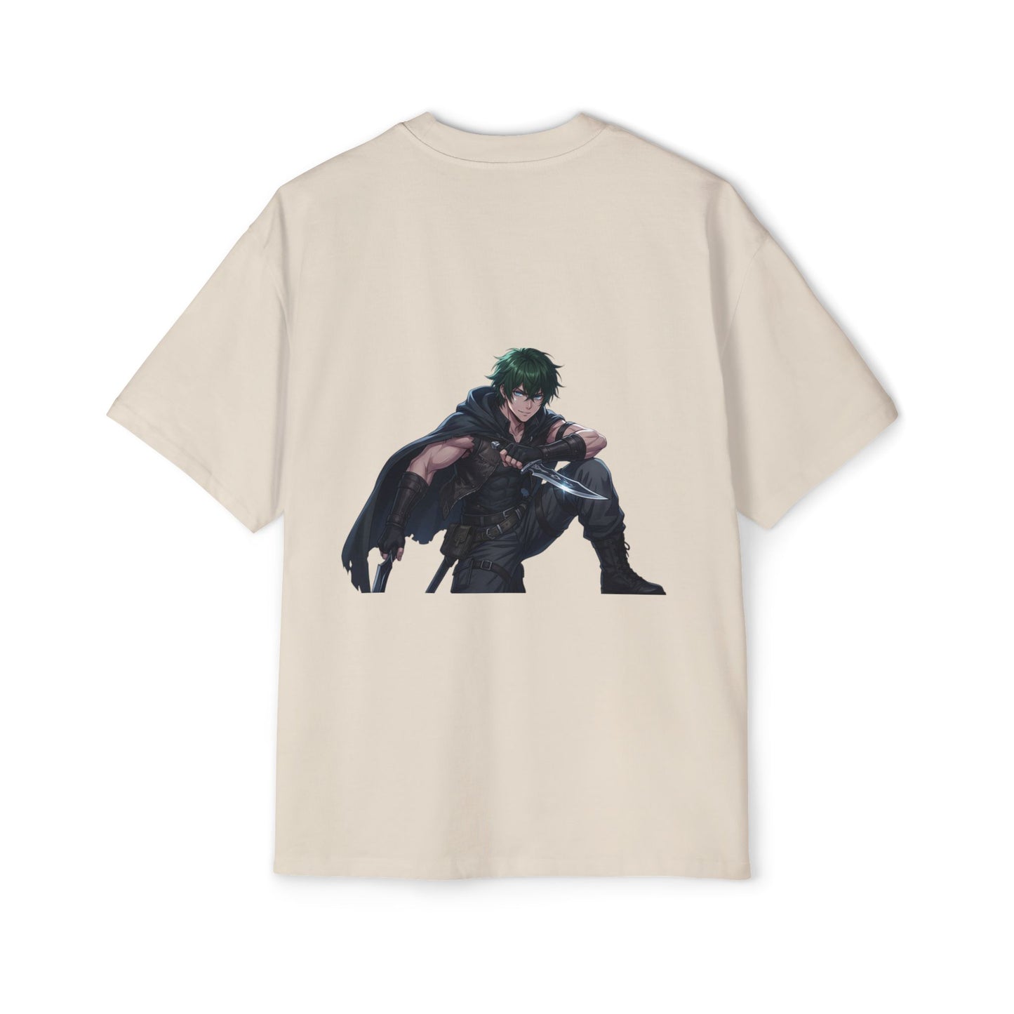 Graphic Tee — 'ALWAYS' Text Front & Dark Warrior Back