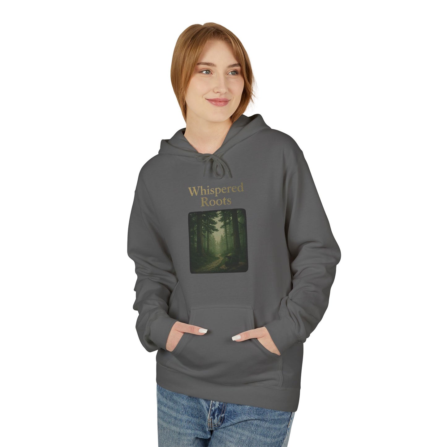 Unisex Whispered Roots Hoodie for Nature Lovers