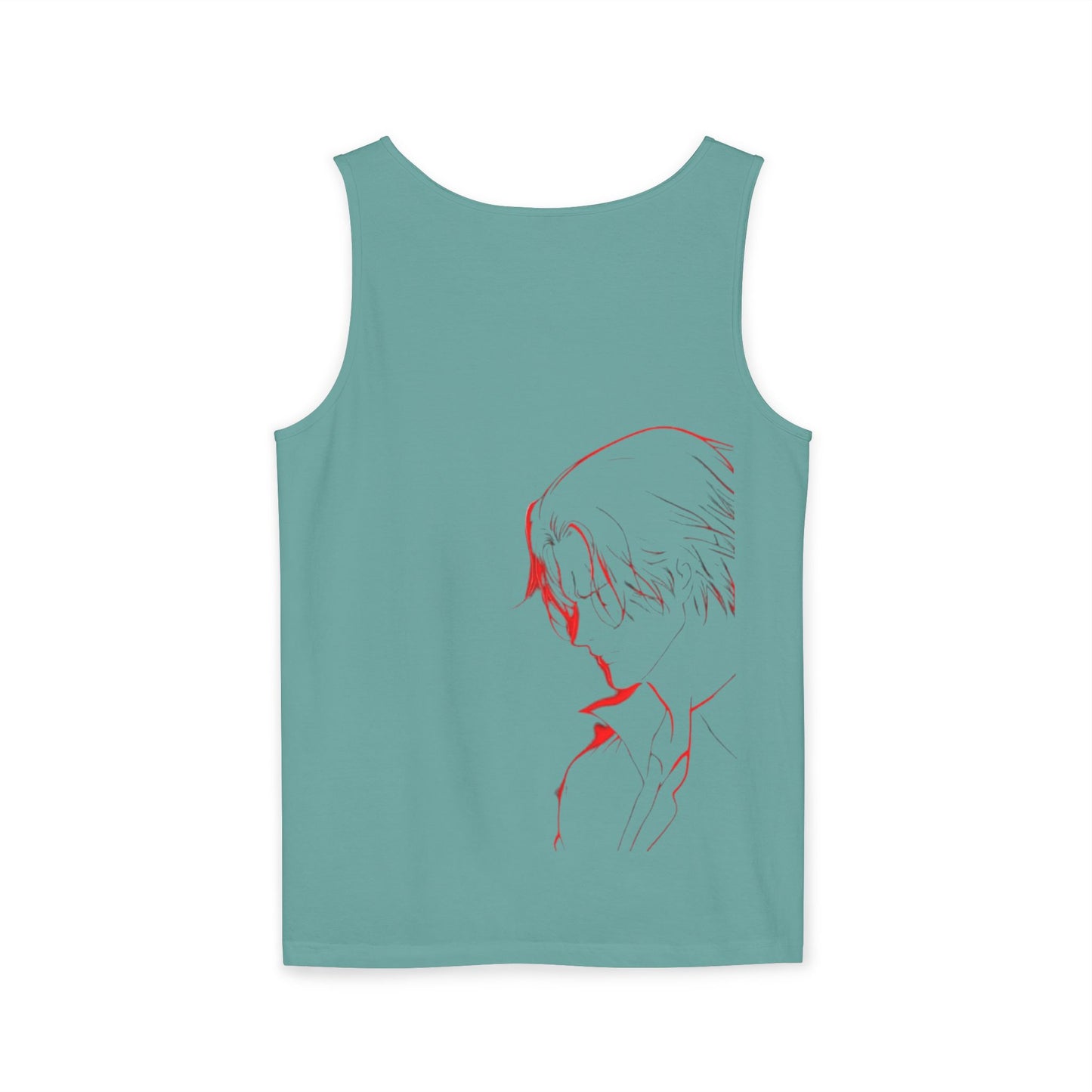 Garment-Dyed Graphic Tank Top