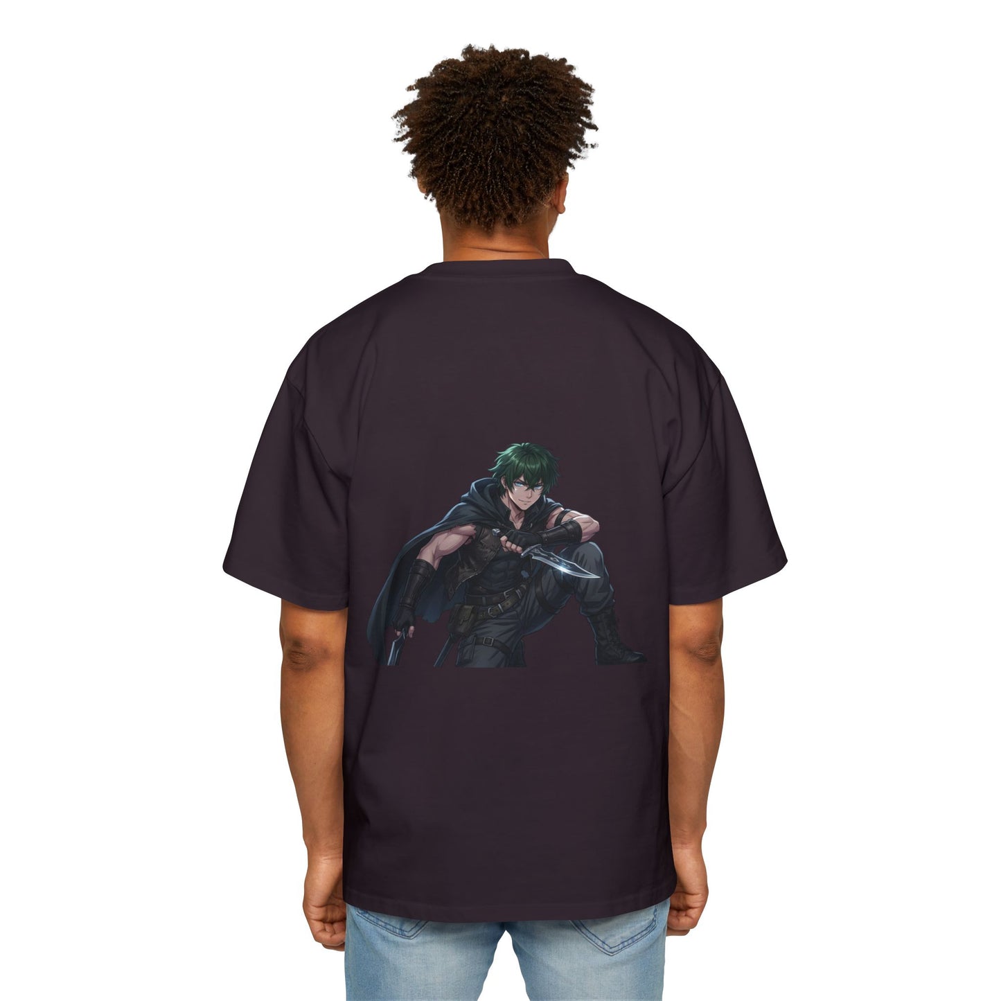 Graphic Tee — 'ALWAYS' Text Front & Dark Warrior Back