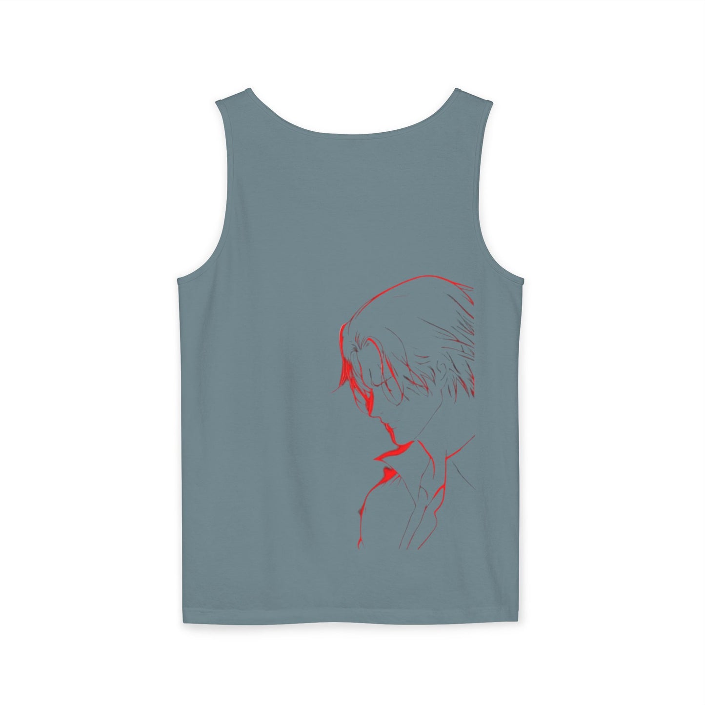 Garment-Dyed Graphic Tank Top