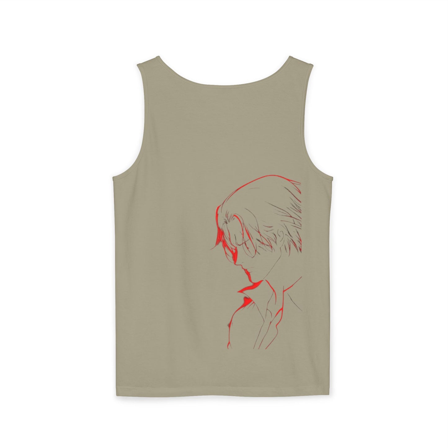 Garment-Dyed Graphic Tank Top