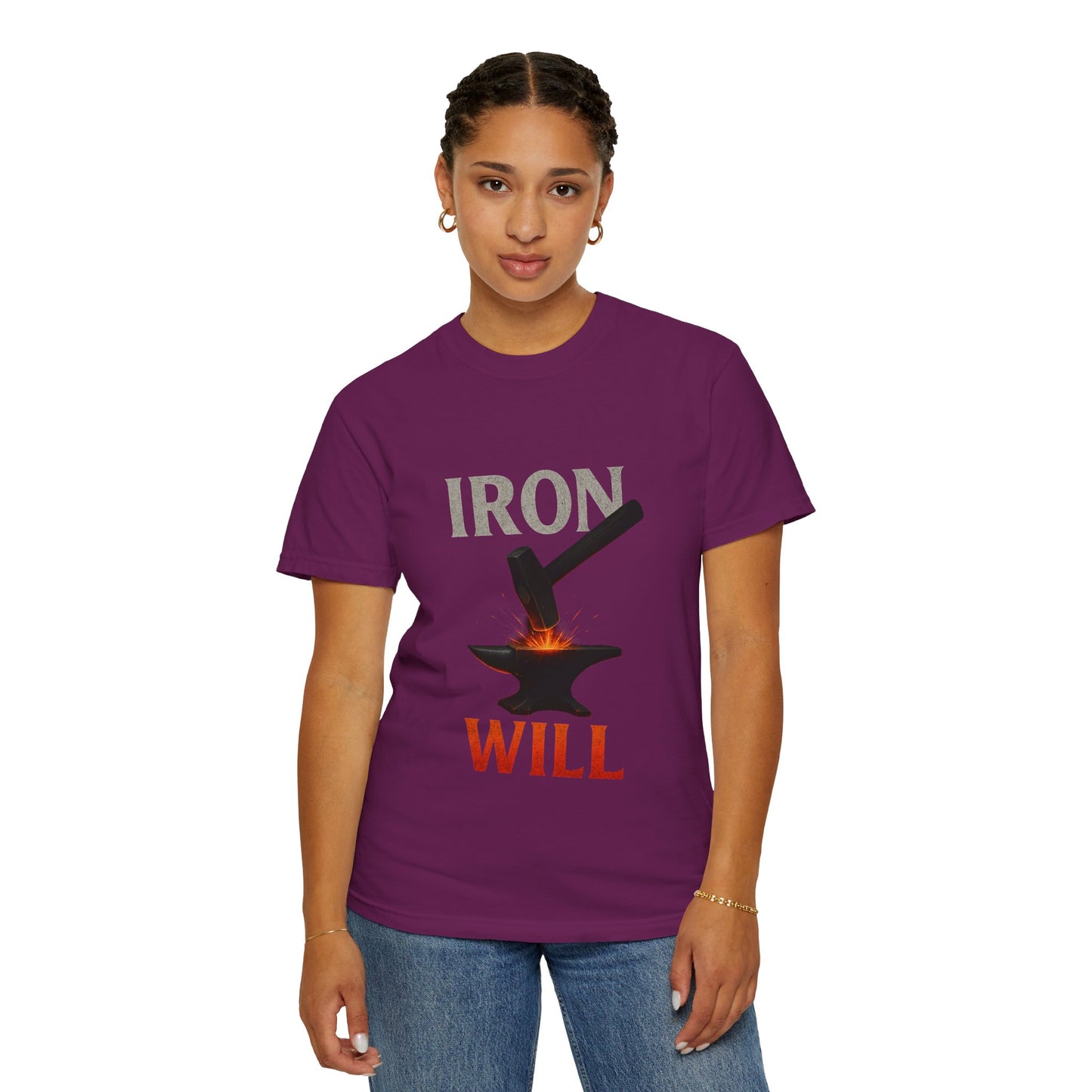Iron Will Unisex Garment-Dyed T-shirt | Motivational Tee