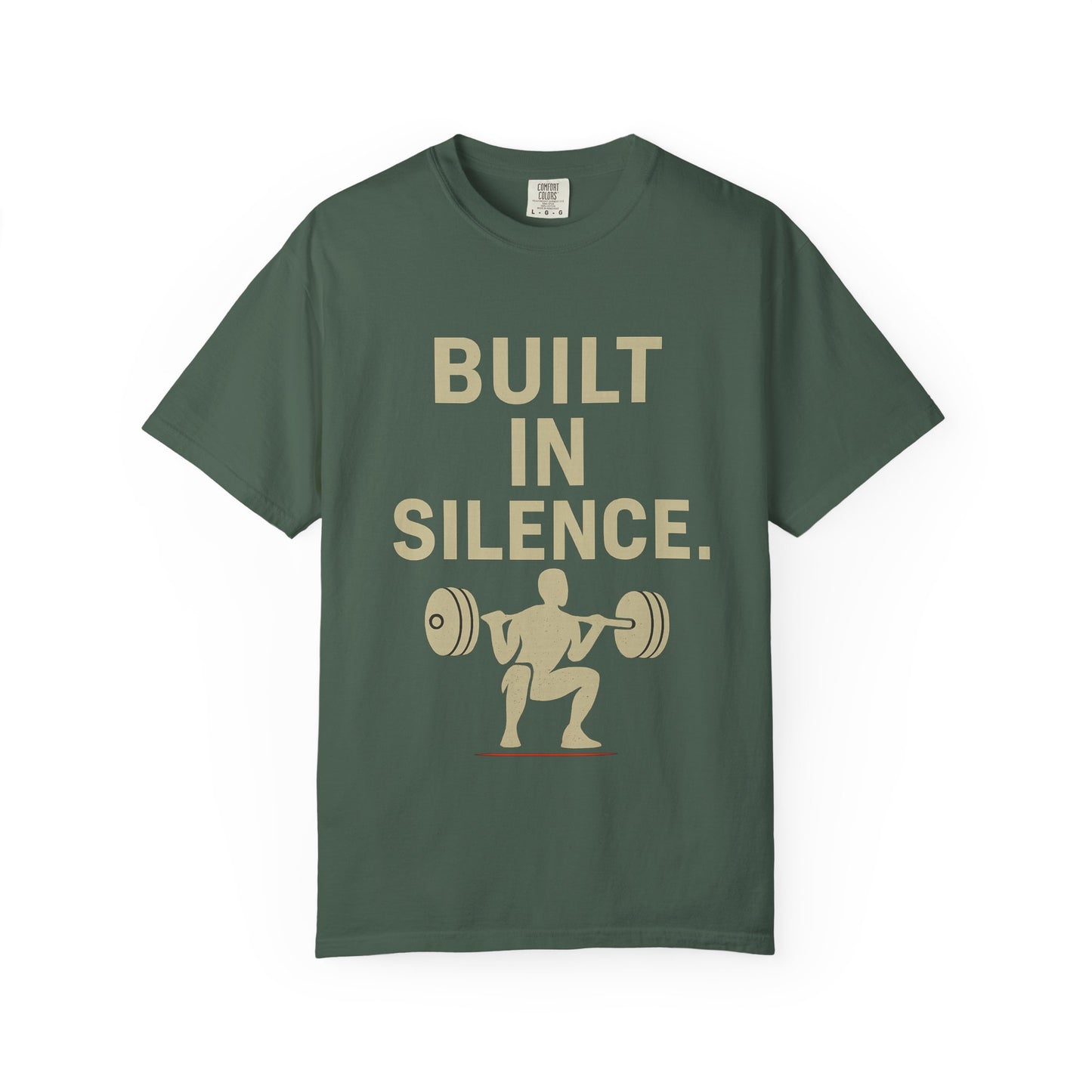 Built in Silence Unisex T-Shirt | Motivational Gym Tee