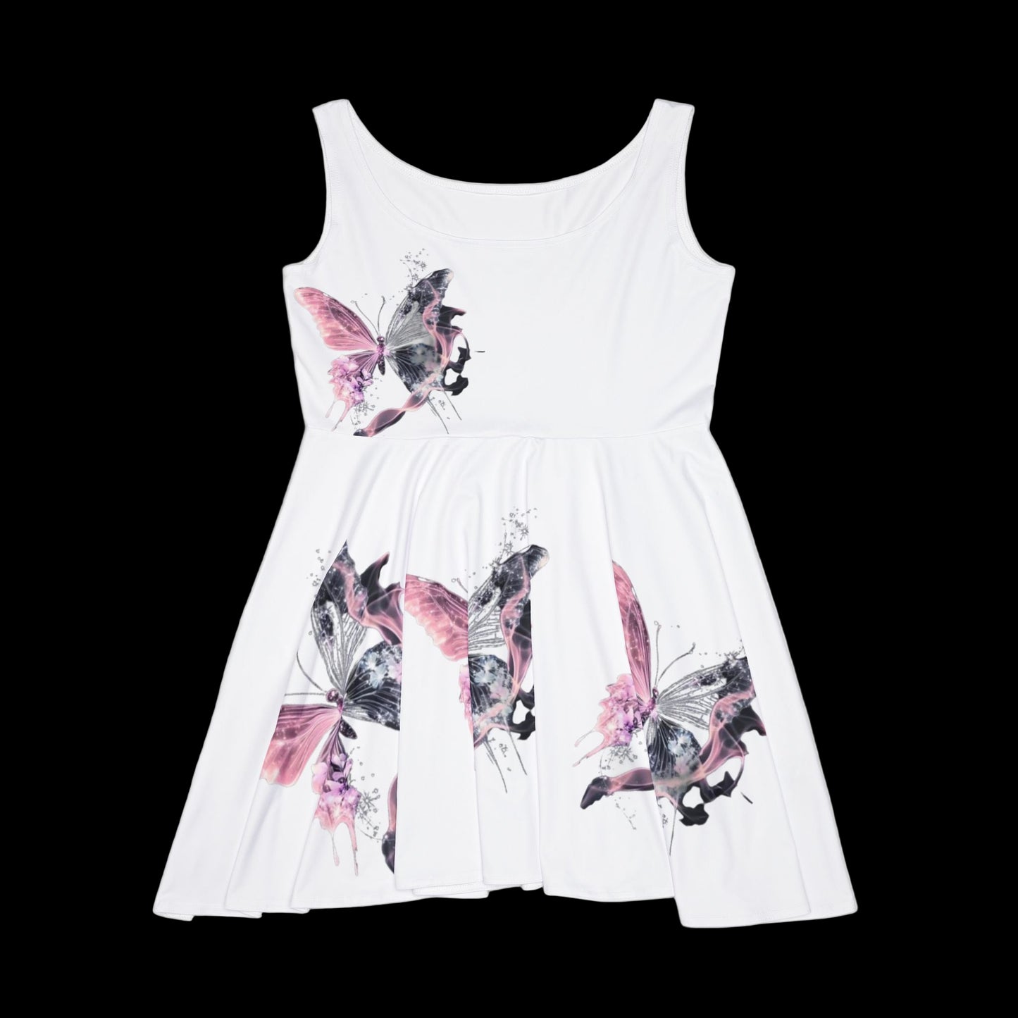 Butterfly Floral Women's Skater Dress