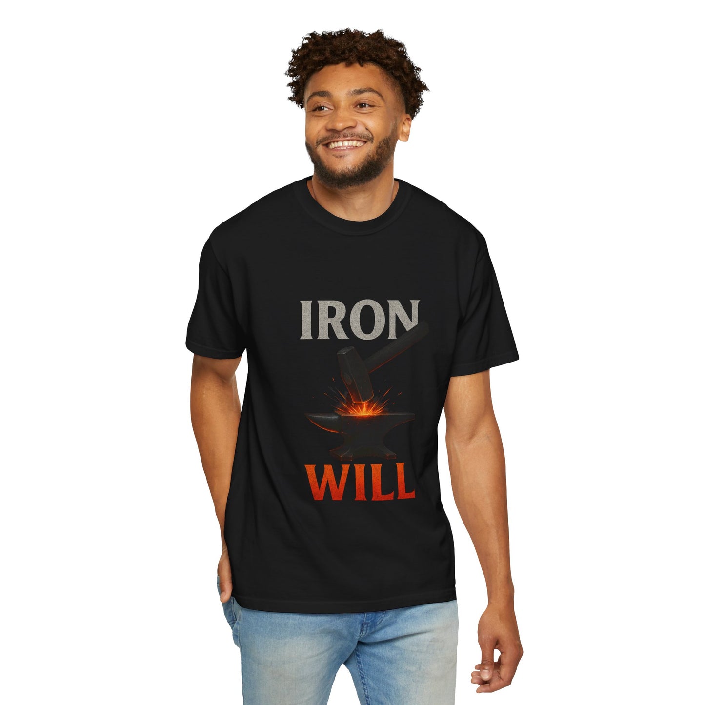 Iron Will Unisex Garment-Dyed T-shirt | Motivational Tee