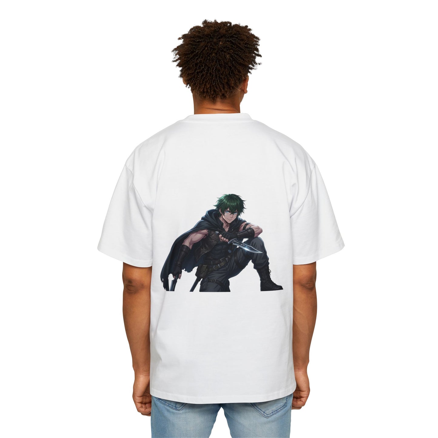 Graphic Tee — 'ALWAYS' Text Front & Dark Warrior Back