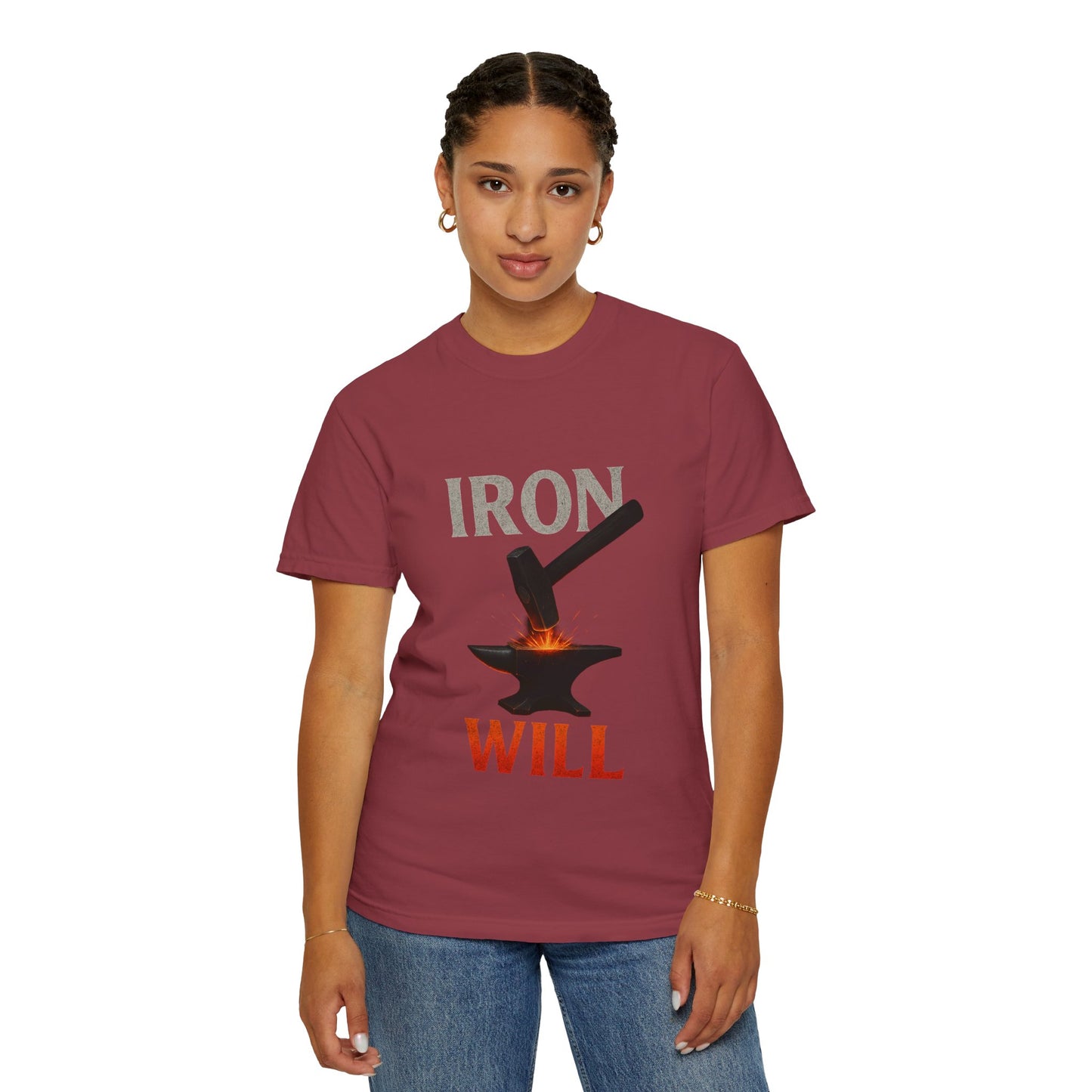 Iron Will Unisex Garment-Dyed T-shirt | Motivational Tee