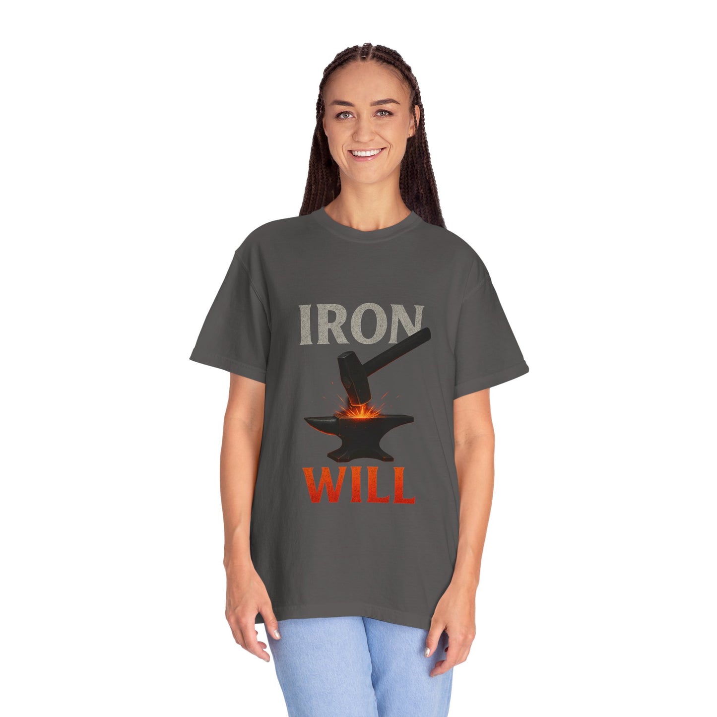 Iron Will Unisex Garment-Dyed T-shirt | Motivational Tee