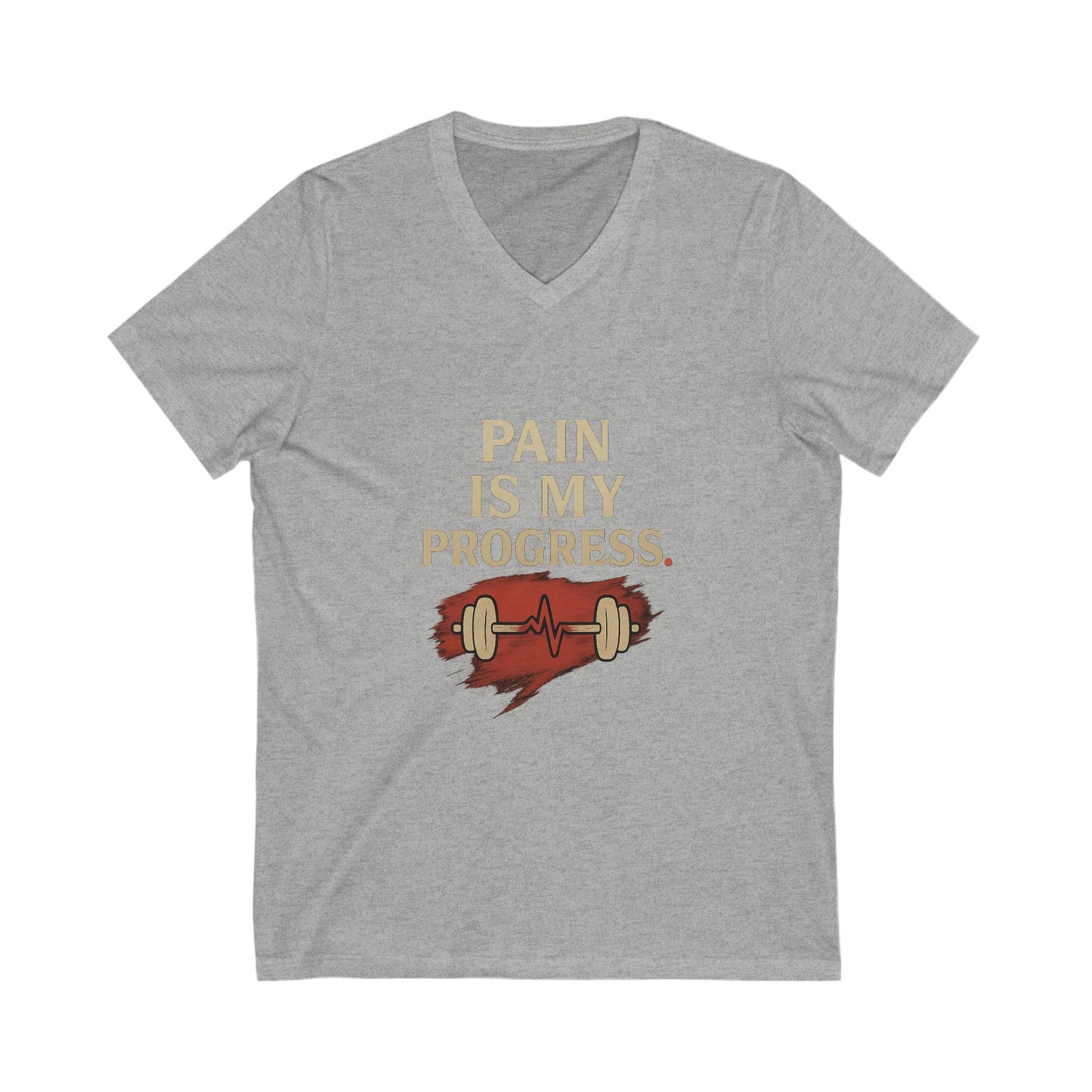 Motivational Fitness V-Neck Tee