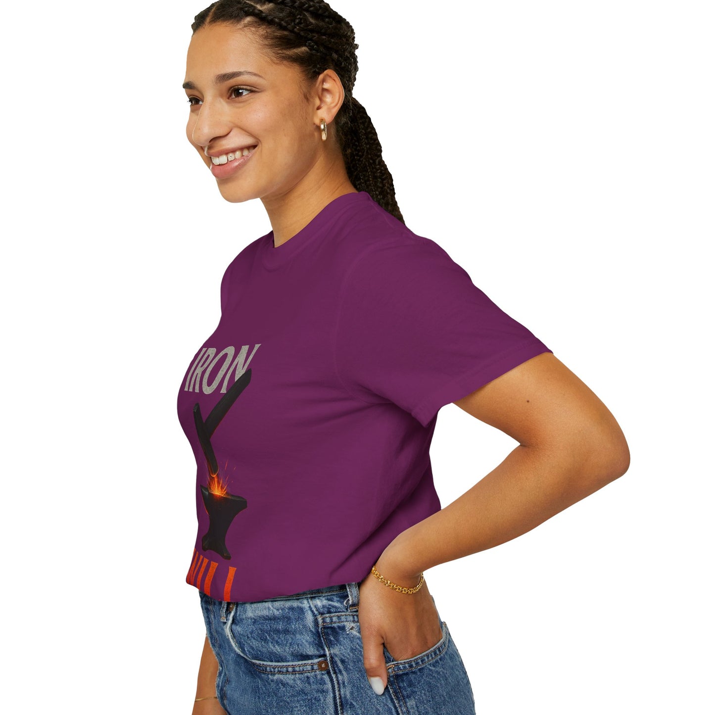 Iron Will Unisex Garment-Dyed T-shirt | Motivational Tee