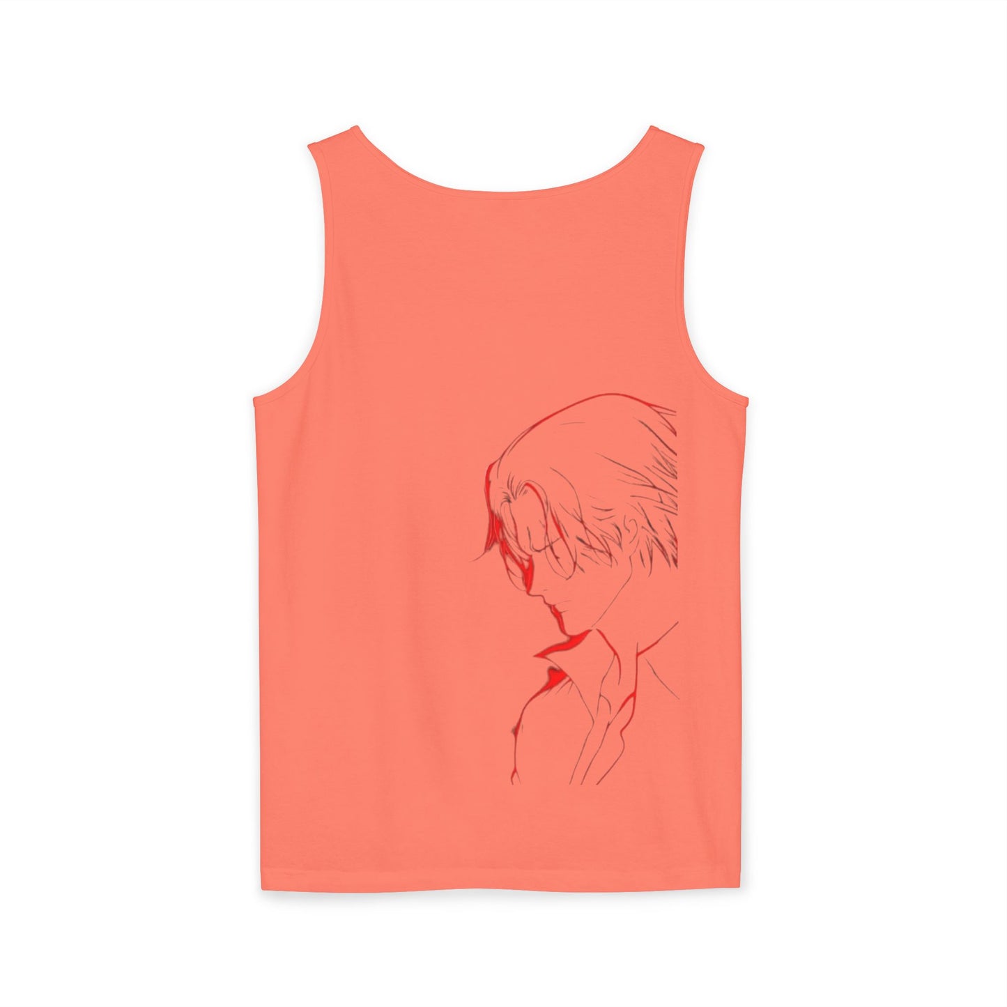 Garment-Dyed Graphic Tank Top