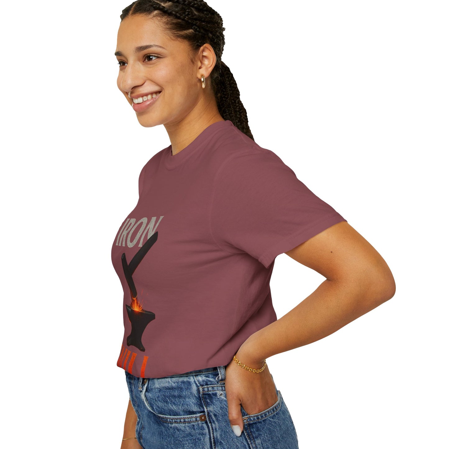 Iron Will Unisex Garment-Dyed T-shirt | Motivational Tee