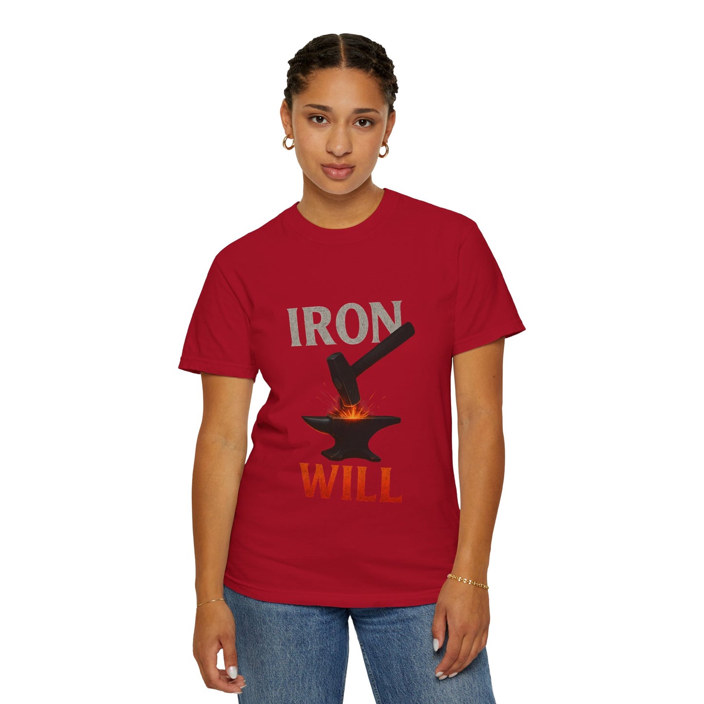 Iron Will Unisex Garment-Dyed T-shirt | Motivational Tee