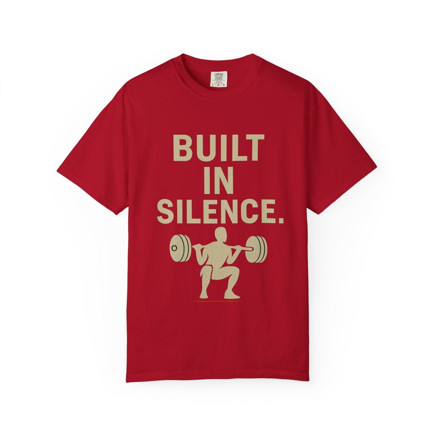 Built in Silence Unisex T-Shirt | Motivational Gym Tee