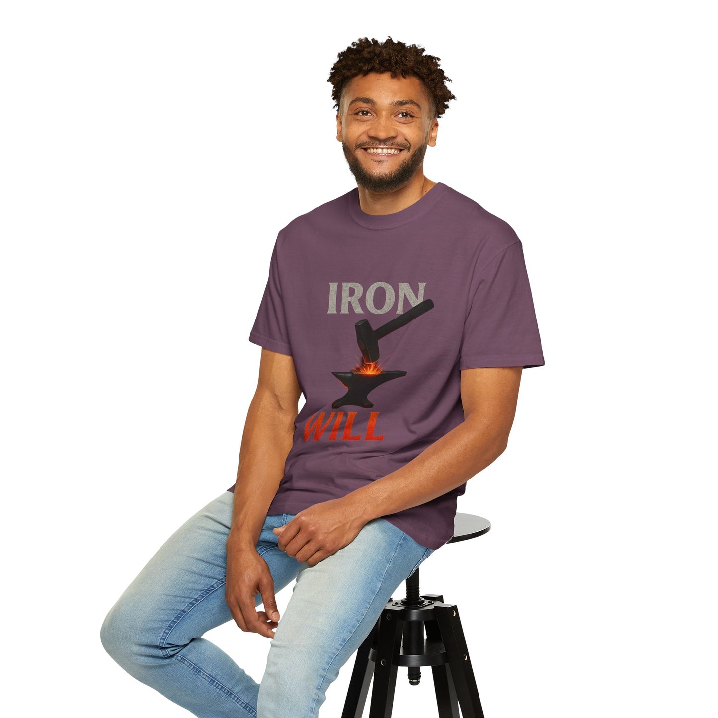 Iron Will Unisex Garment-Dyed T-shirt | Motivational Tee
