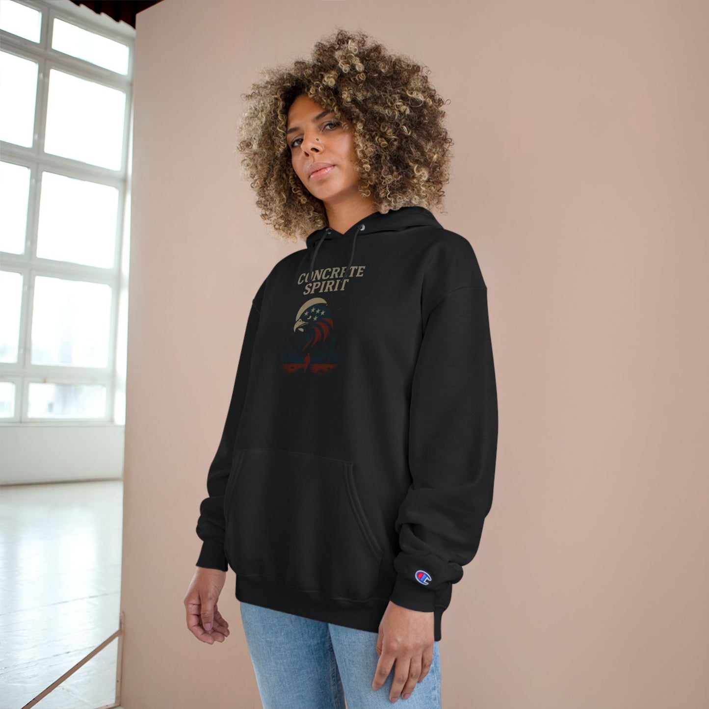 Unisex Concrete Spirit Champion Hoodie