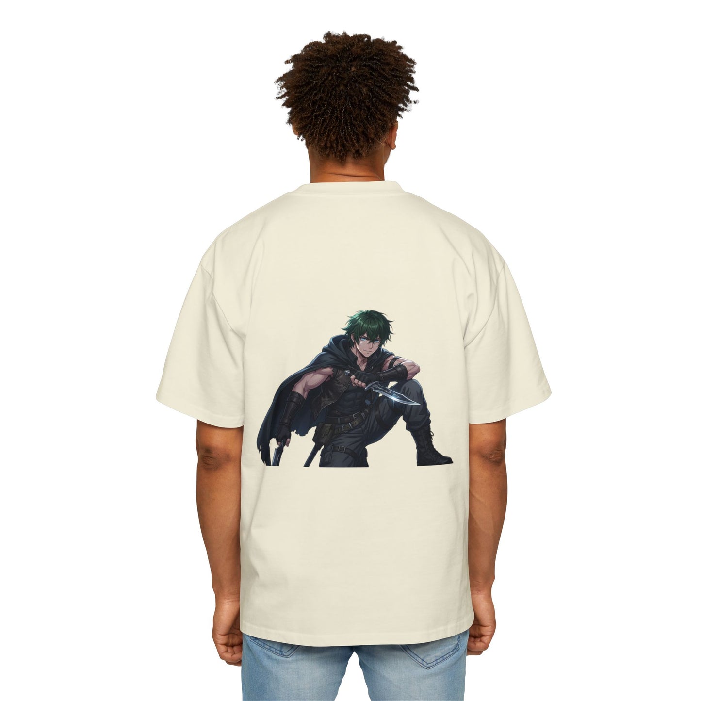 Graphic Tee — 'ALWAYS' Text Front & Dark Warrior Back
