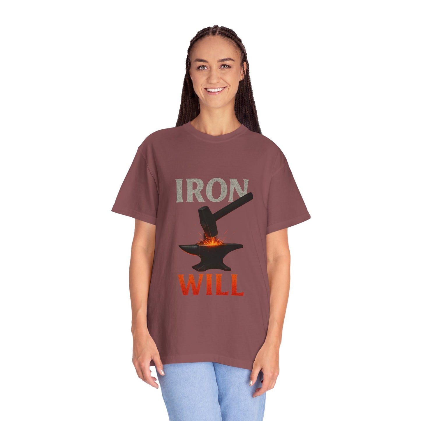 Iron Will Unisex Garment-Dyed T-shirt | Motivational Tee