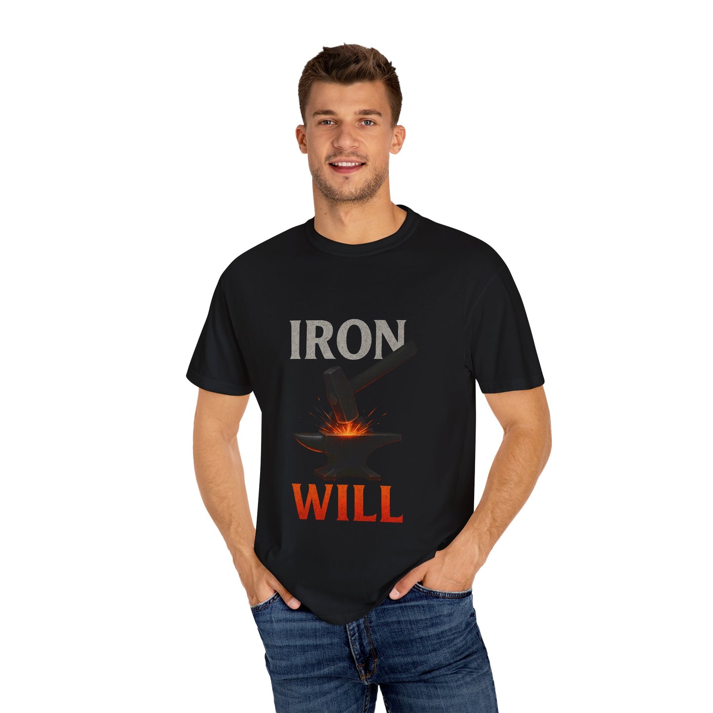 Iron Will Unisex Garment-Dyed T-shirt | Motivational Tee