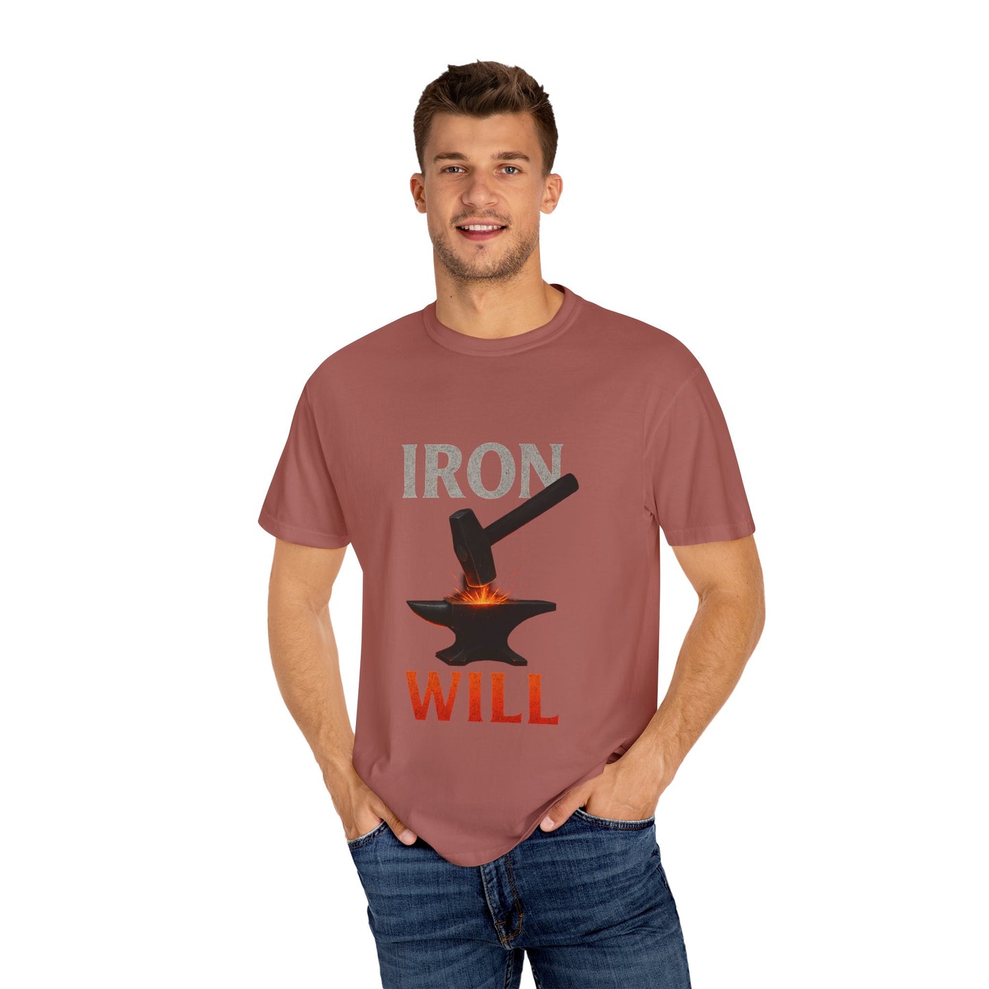 Iron Will Unisex Garment-Dyed T-shirt | Motivational Tee