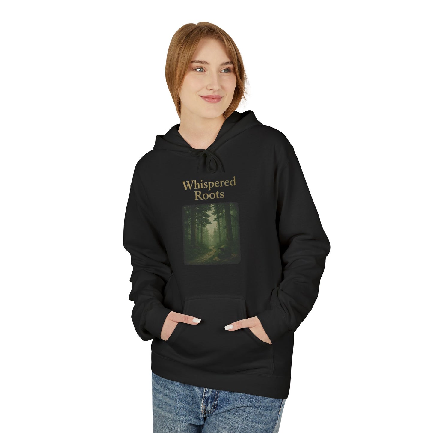 Unisex Whispered Roots Hoodie for Nature Lovers