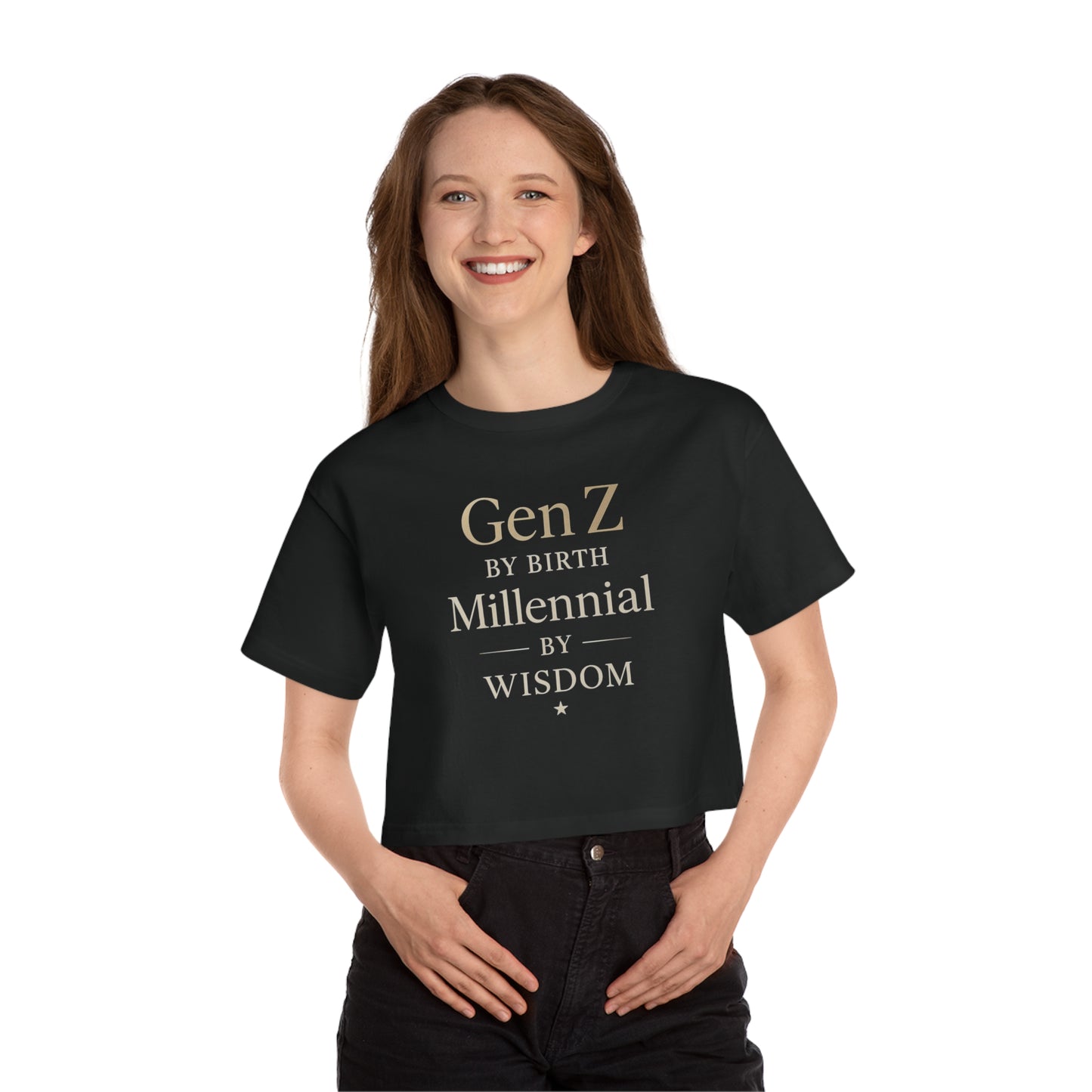Gen Z & Millennial Heritage Cropped T-Shirt